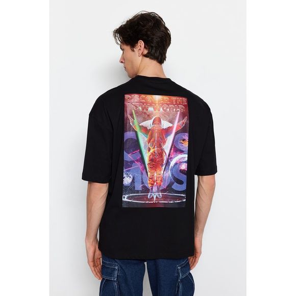 Shop Build Your Brand Mens Basic Round Neck T-Shirt - City Red Online in Oman